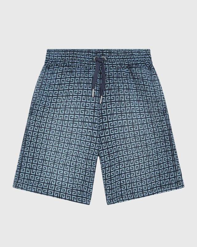 Boy's 4G Bermuda Shorts, Size 8-